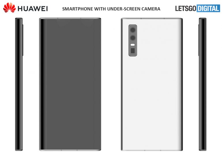 Huawei Patent Under Display Camera