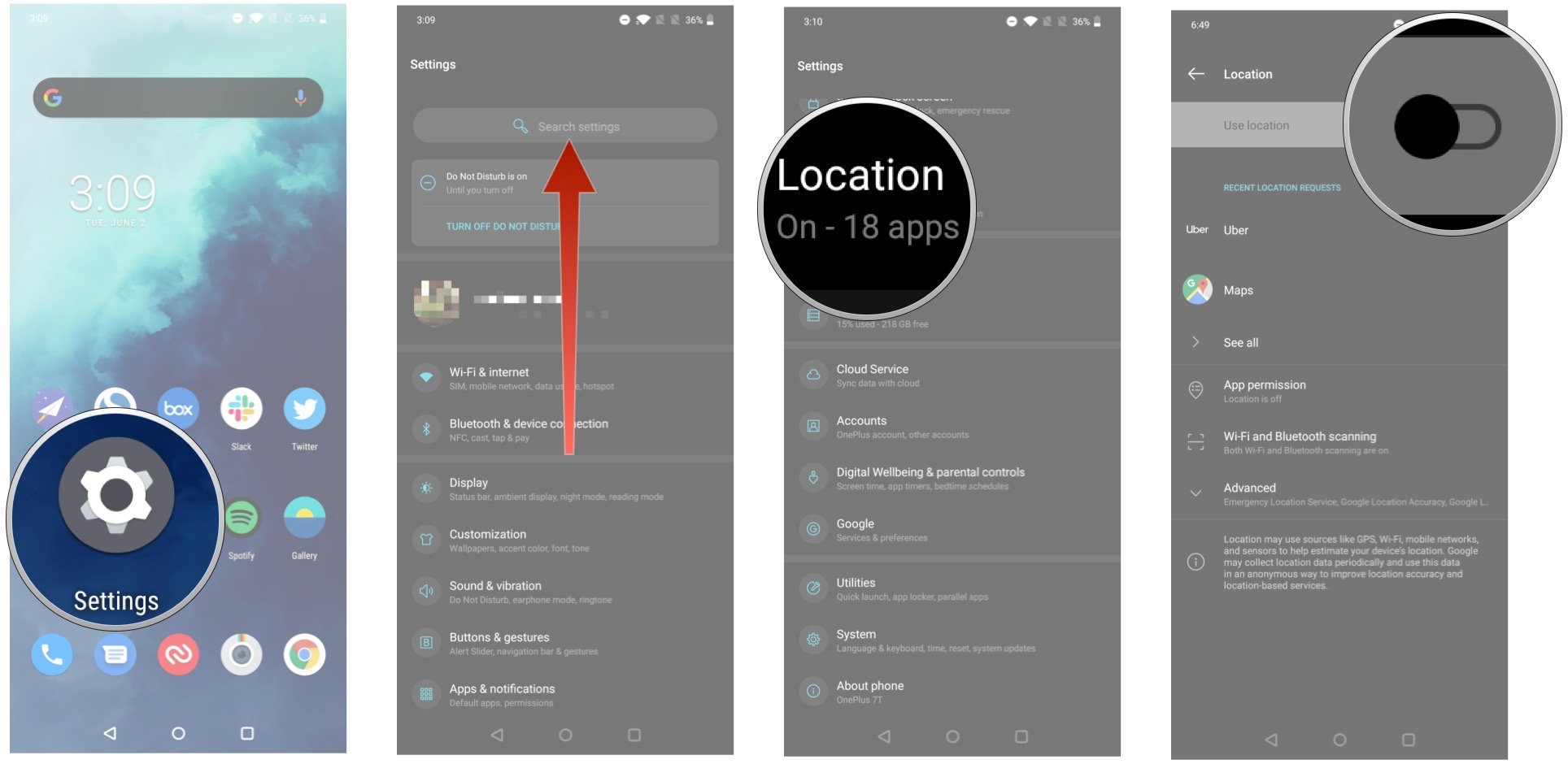 How to find apps that are sharing your location on Android