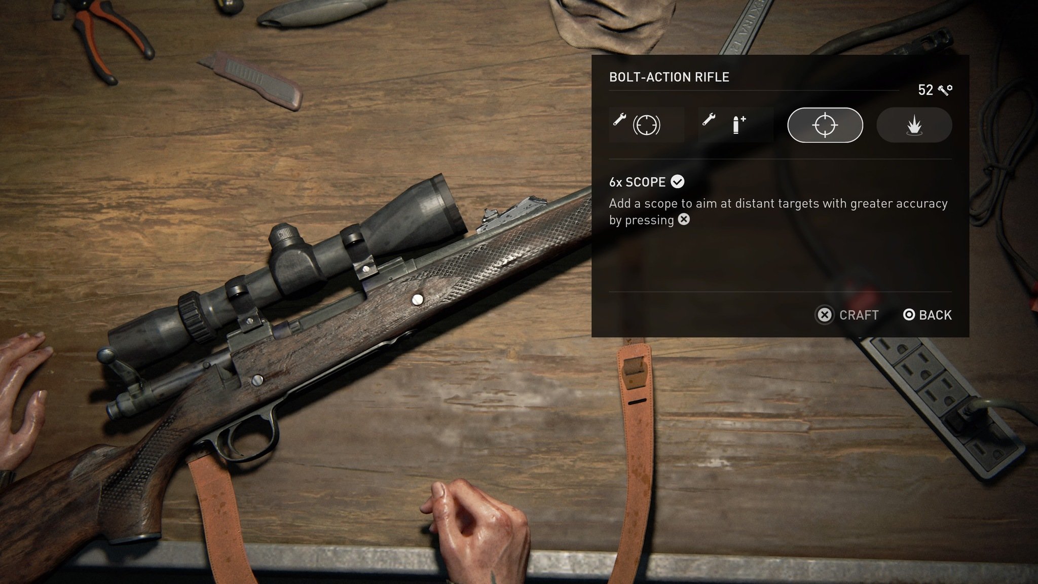The Last Of Us Part Ii Rifle Upgrade Scope