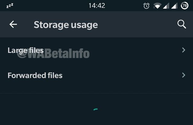 Whatsapp Storage Improvements