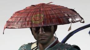 Chapéu de palha de lâmina fantasma de Tsushima Onis cortado