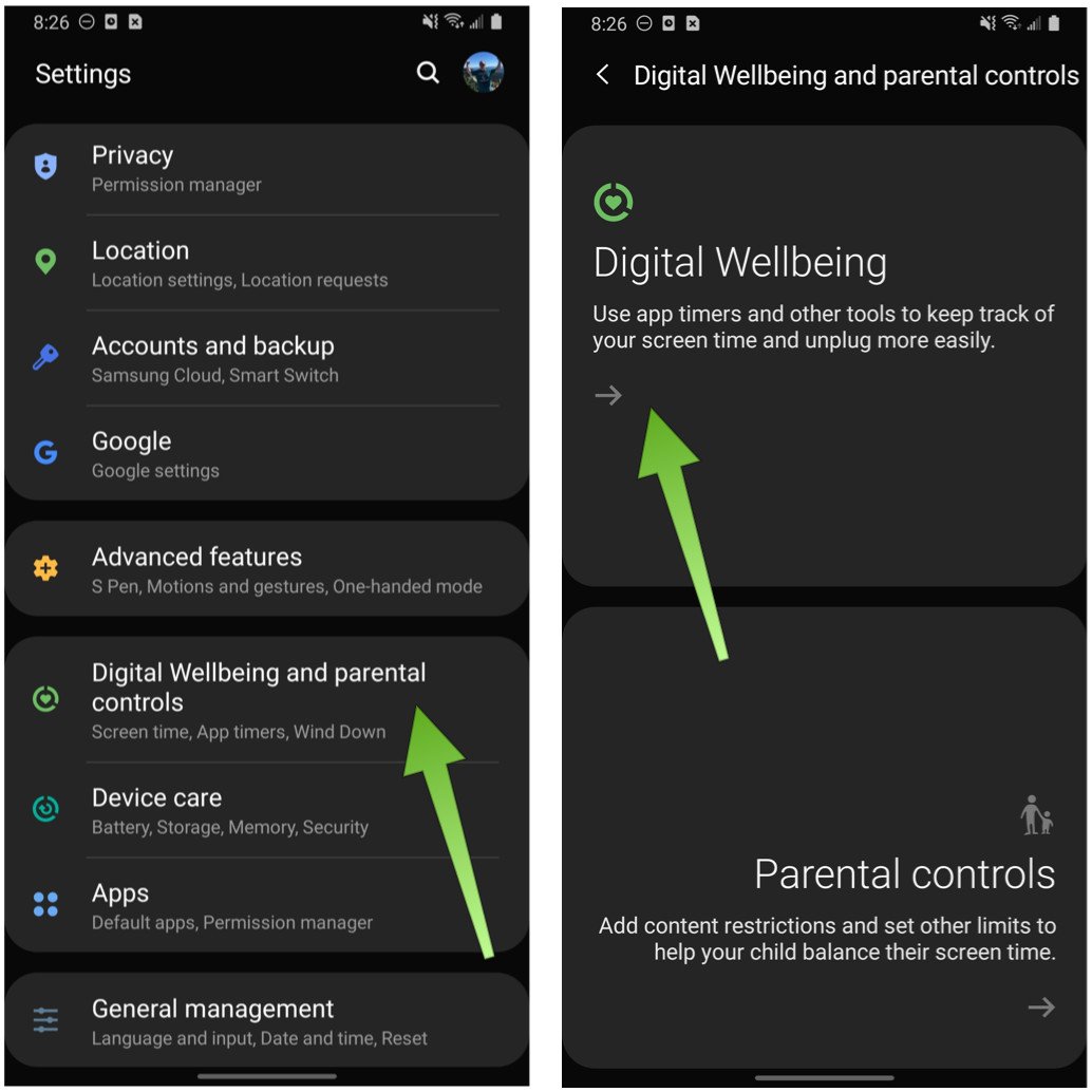 Samsung Digital Wellbeing 1