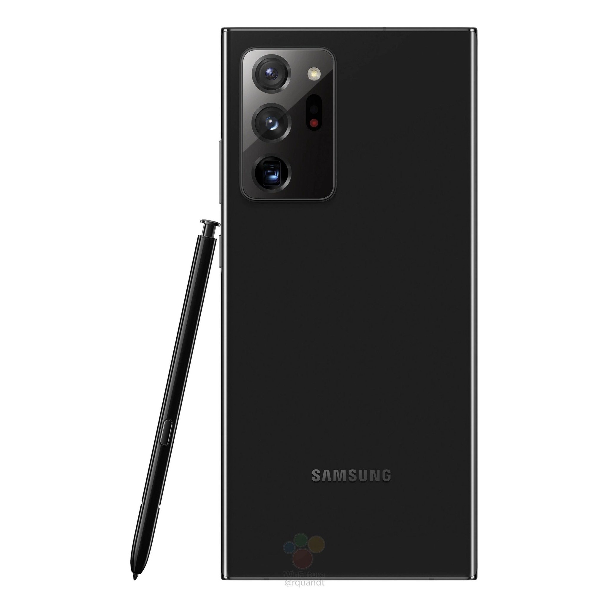 Samsung Galaxy Note 20 Ultra Leaked Press Render