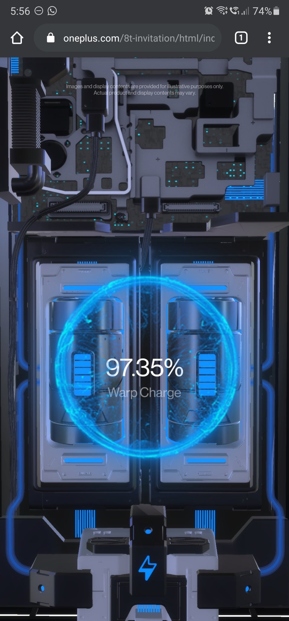 OnePlus 8T 65W Warp Charge