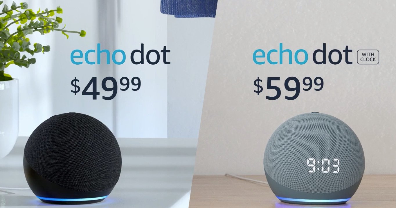 Echo Dot And Dot Clock Prices