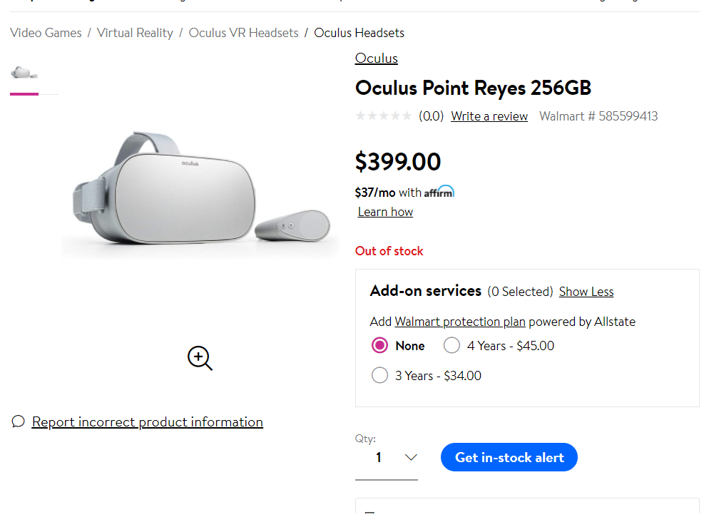 Oculus Point Reyes Leak