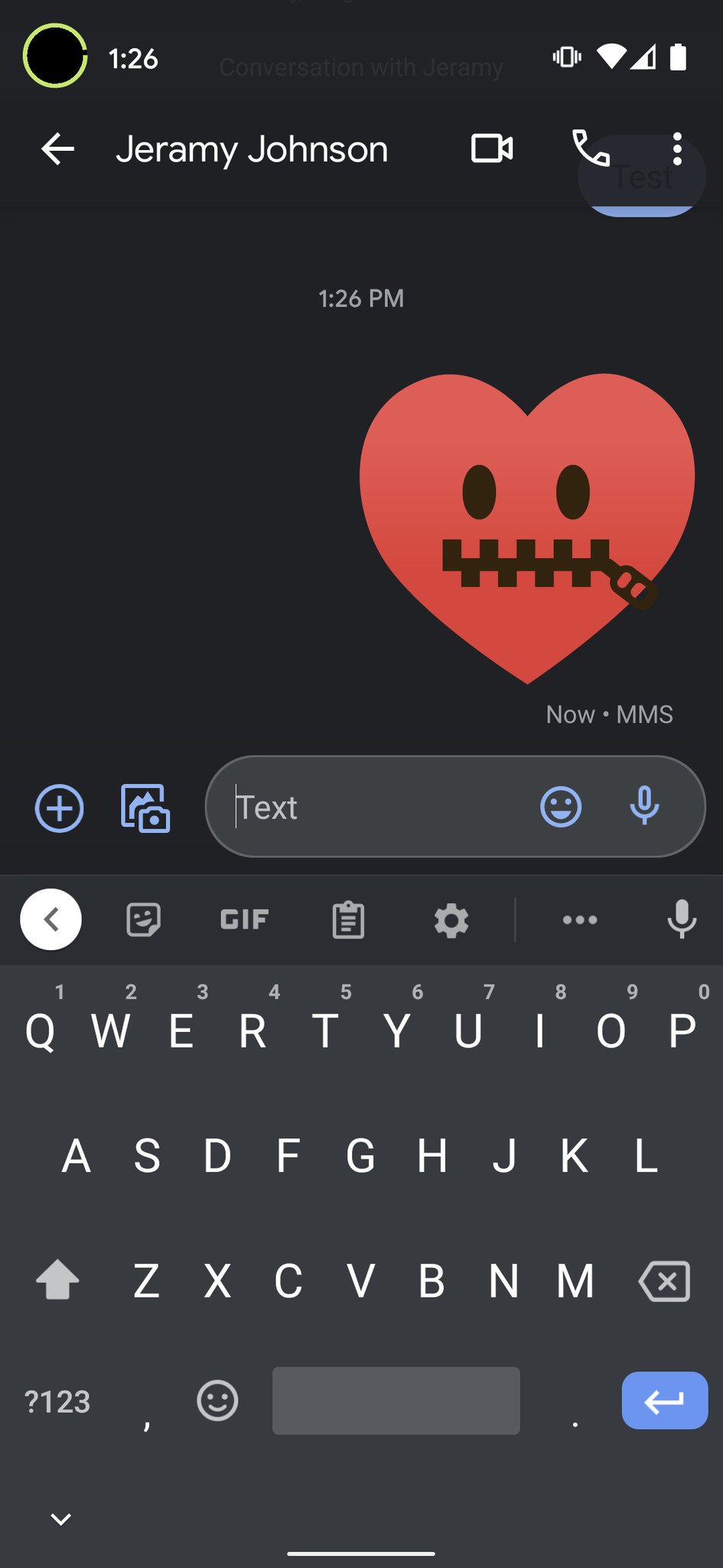 Etapa 5 do mashup de emoji do Gboard