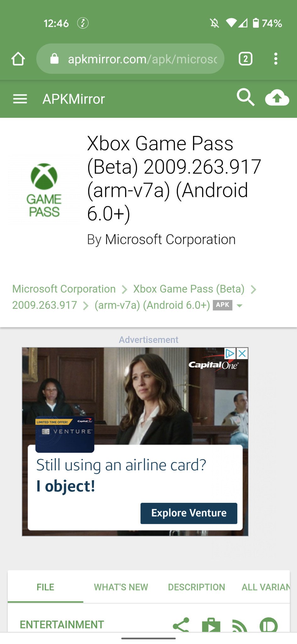 Xbox Game Pass APK file