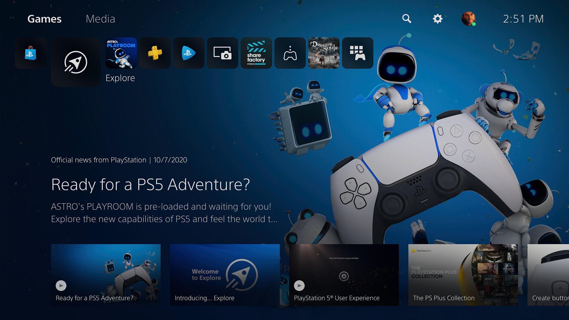 Ps5 Home Screen
