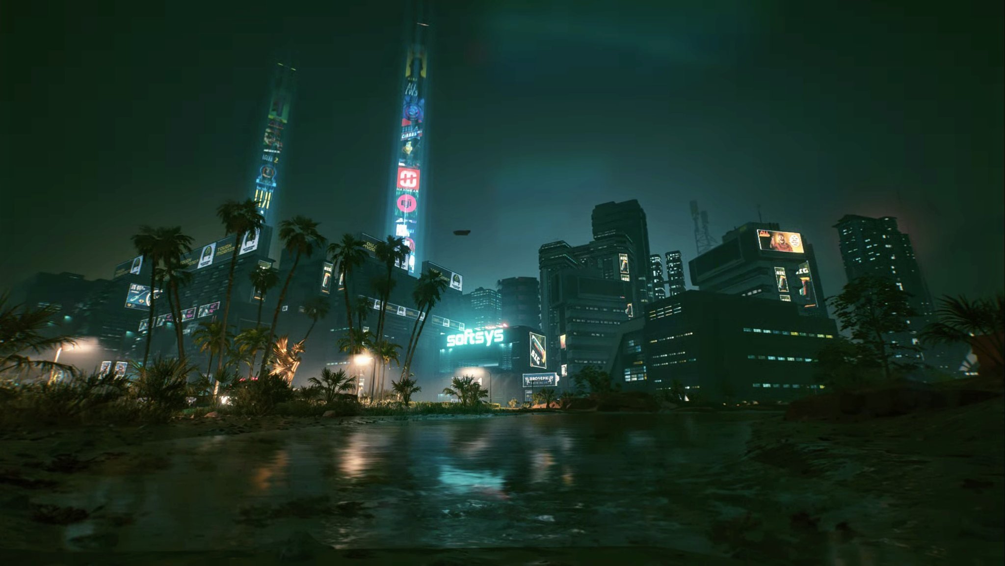 Cyberpunk 2077 Night City Stadia
