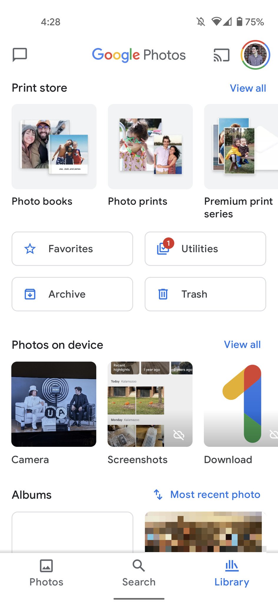 Creating Live Albums in Google Photos