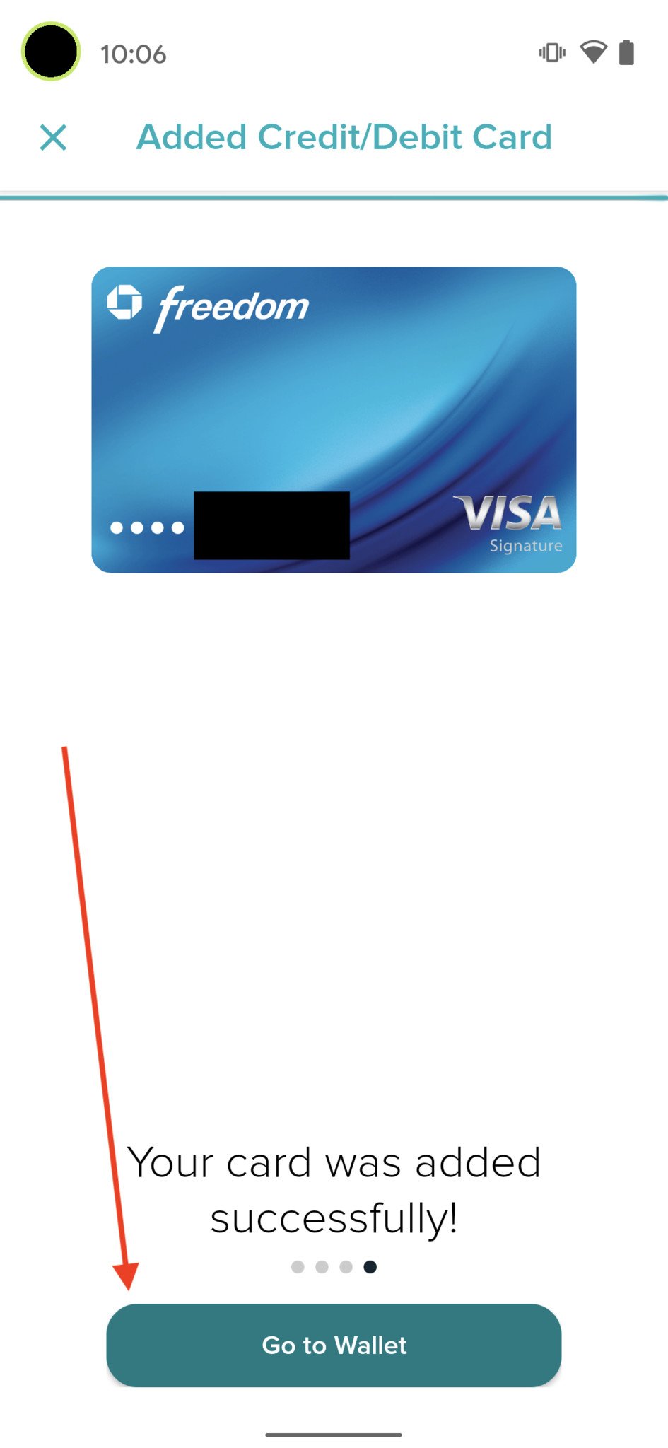 Add Card Fitbit Pay Step 11