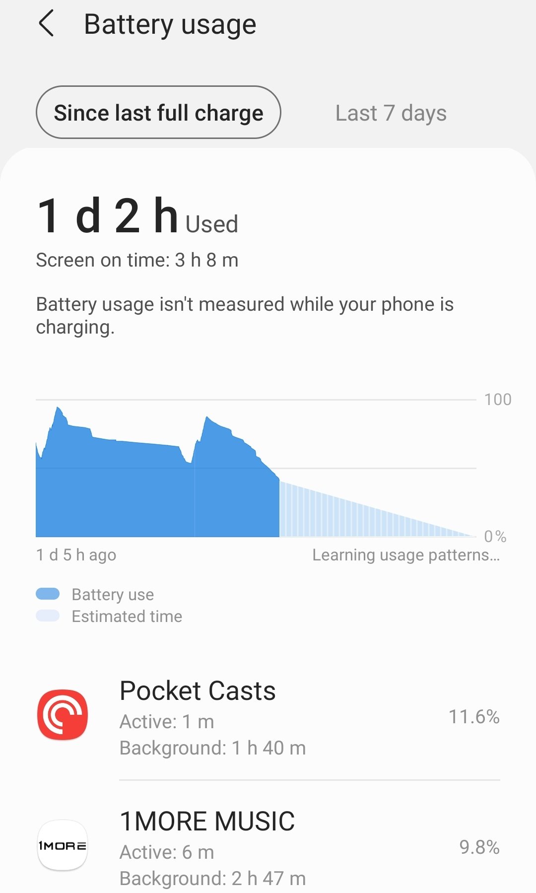 Battery drain from 1More app