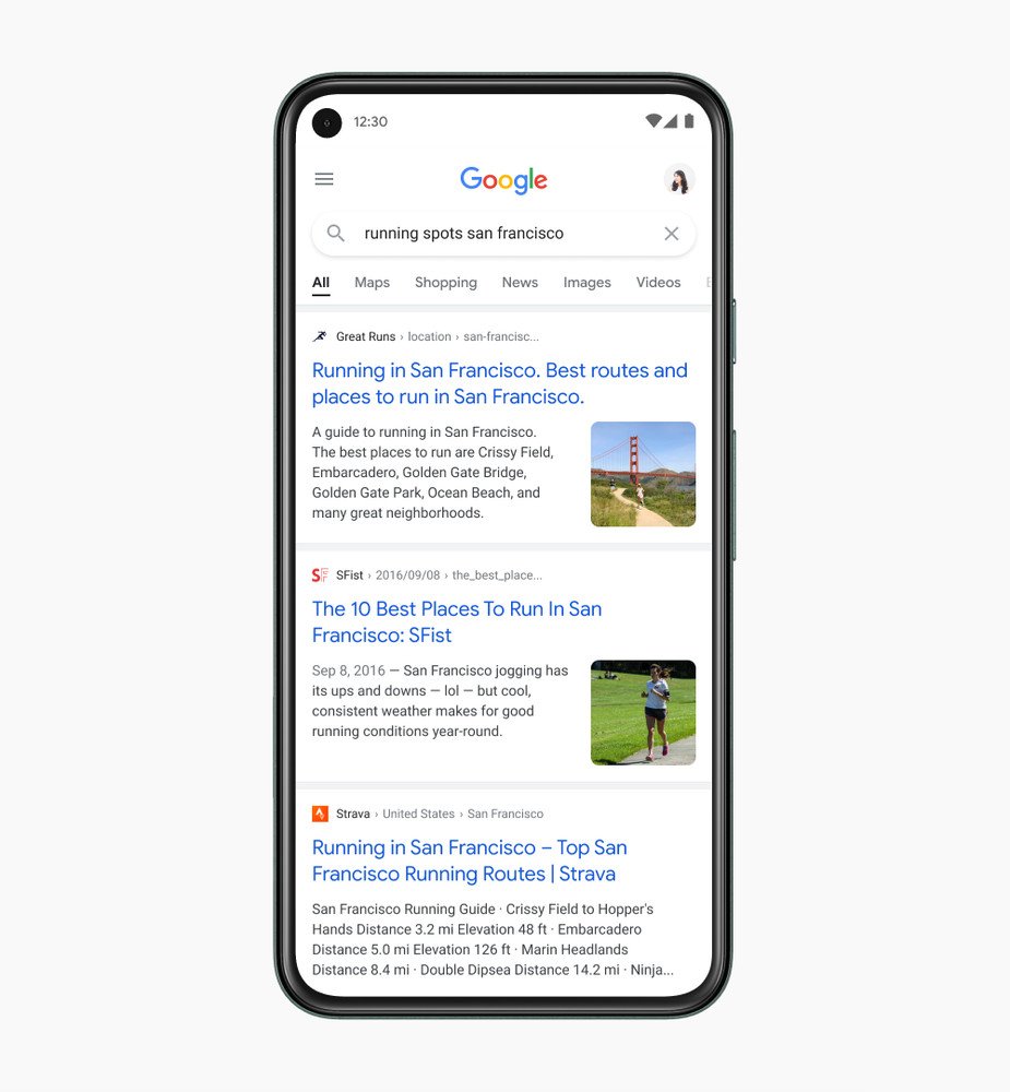 Google Search App Redesign