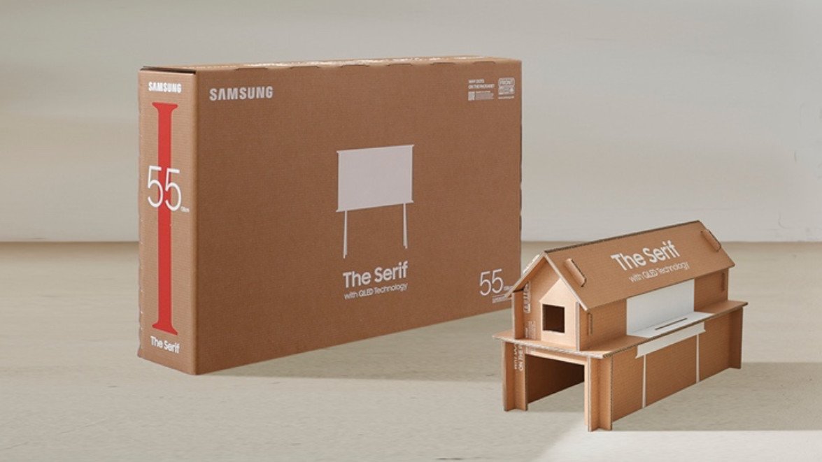 Samsung QLED Sustainable Packaging