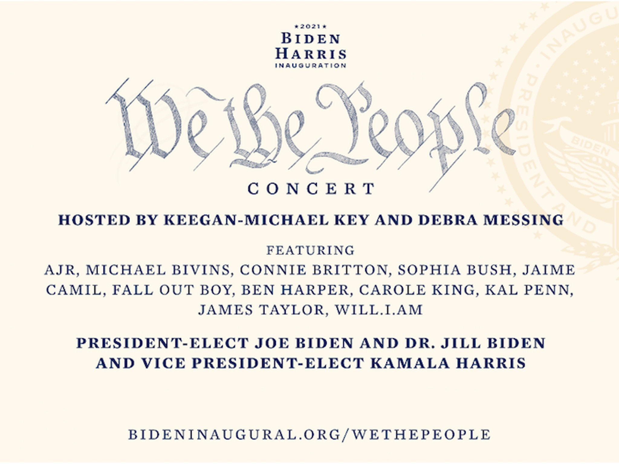 How to watch ‘We The People’ concert live: Stream the virtual inauguration concert from anywhere