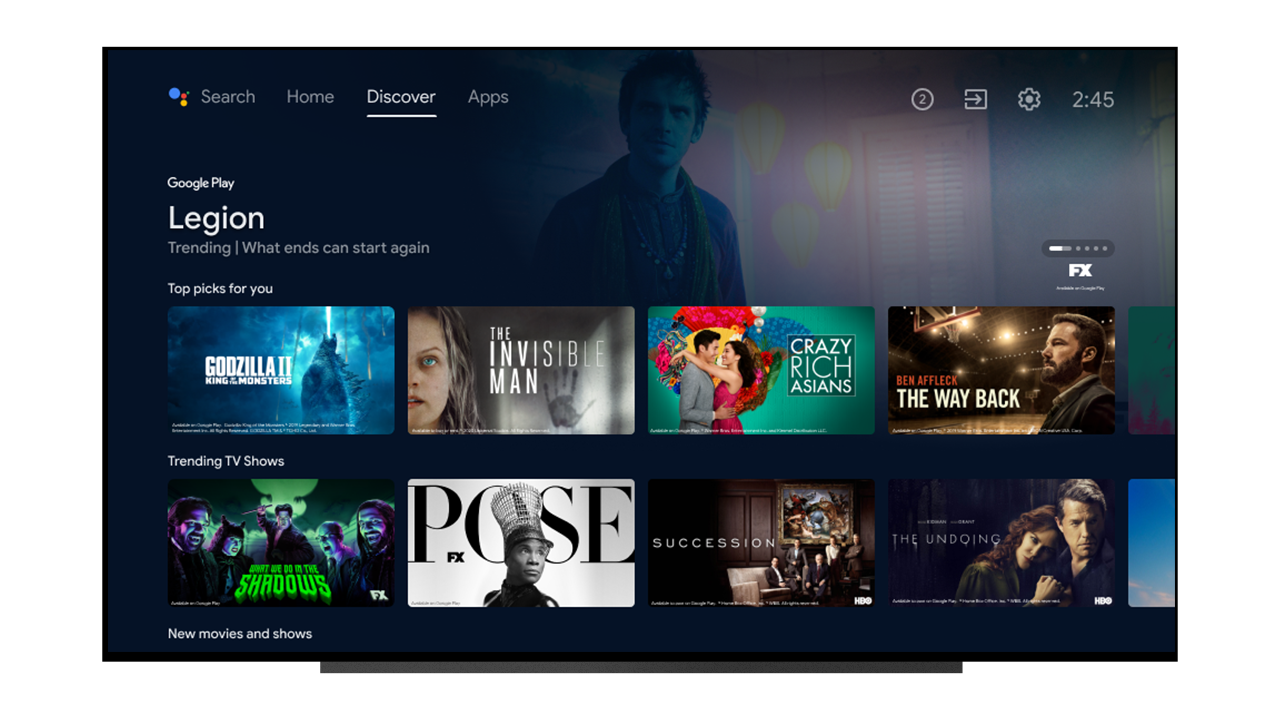Android TV Discover