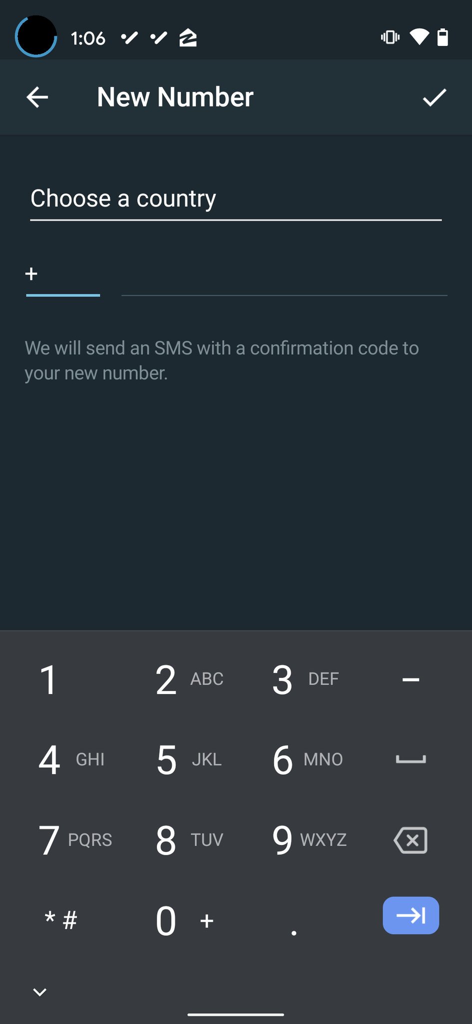 Change Telegram Phone Number Step 6