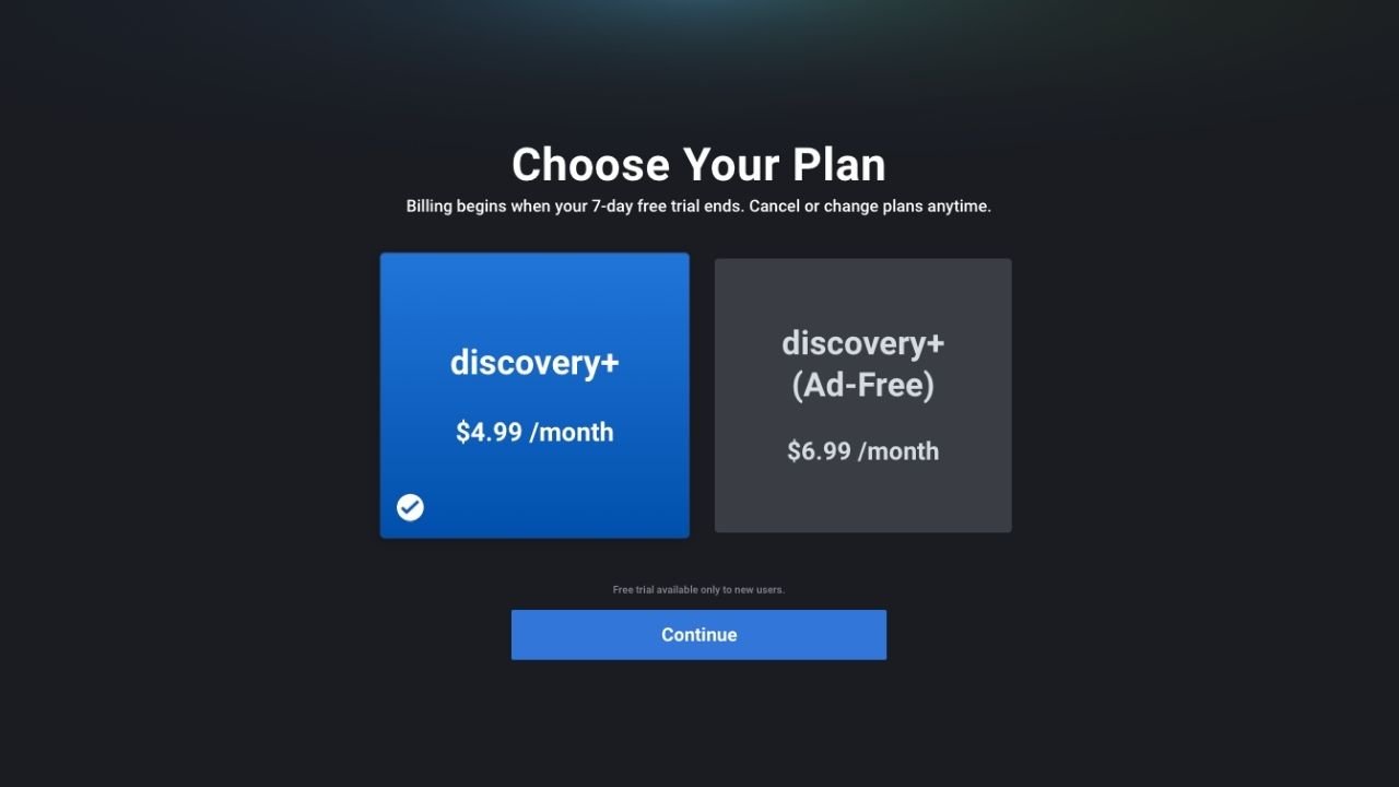 Discovery Choose Plan