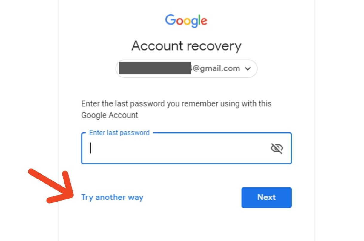 Gmail Account Recovery