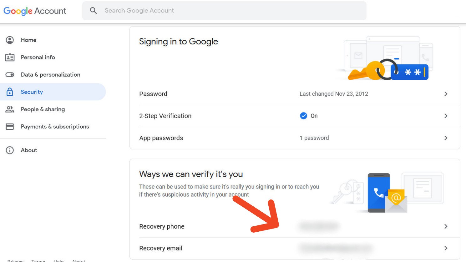 Secure Google Account