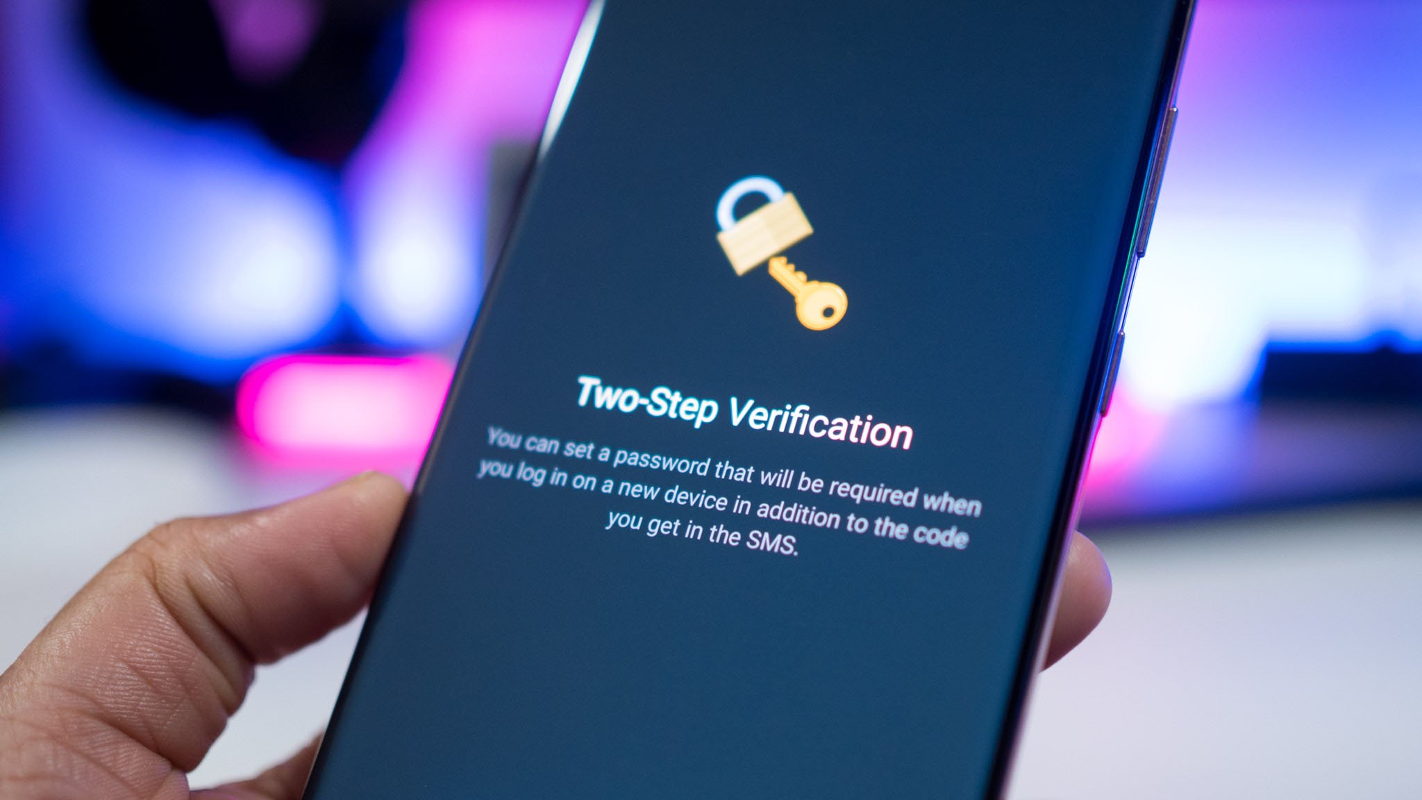 two-factor authentication on Telegram