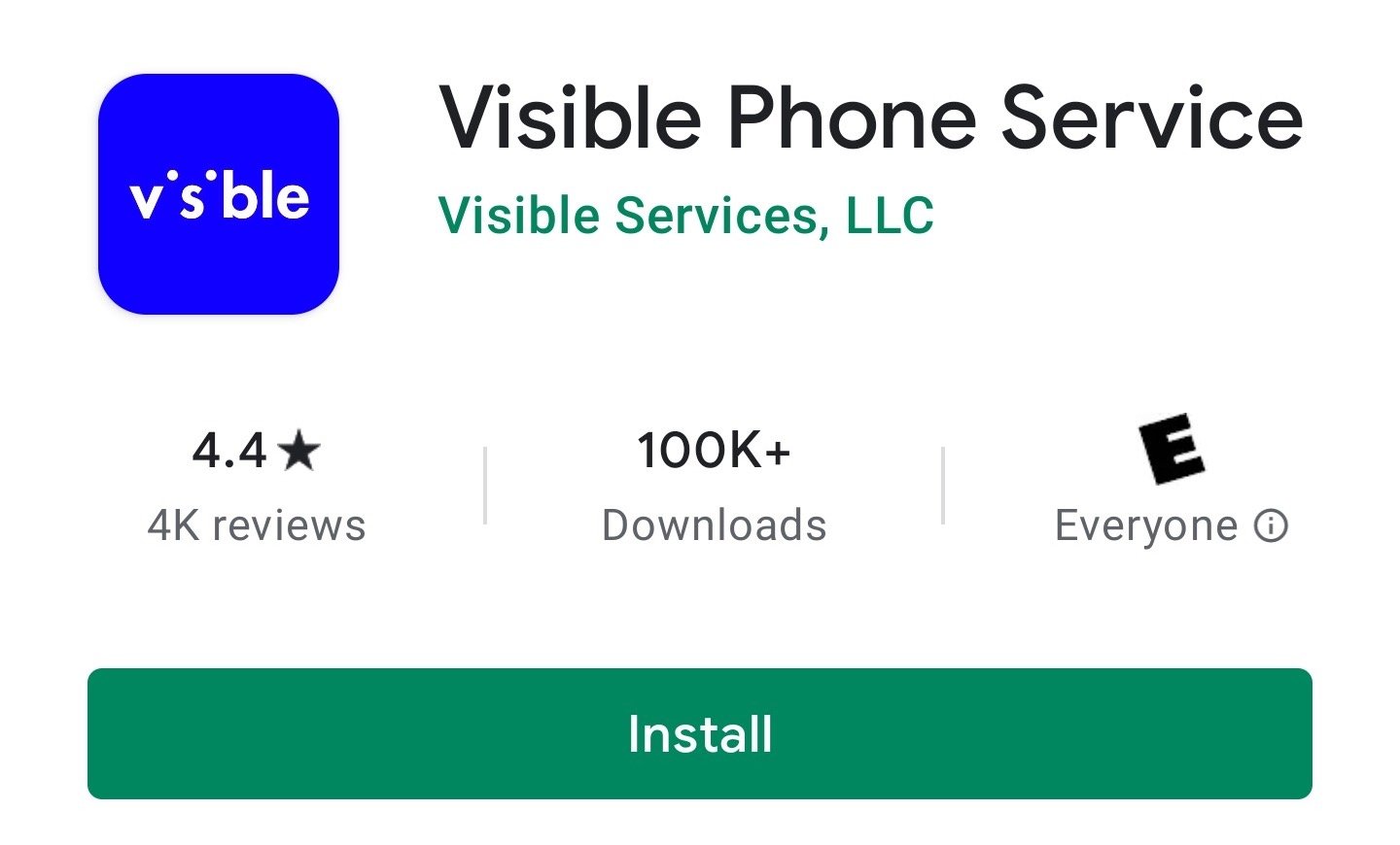 Visible App Download Play Store