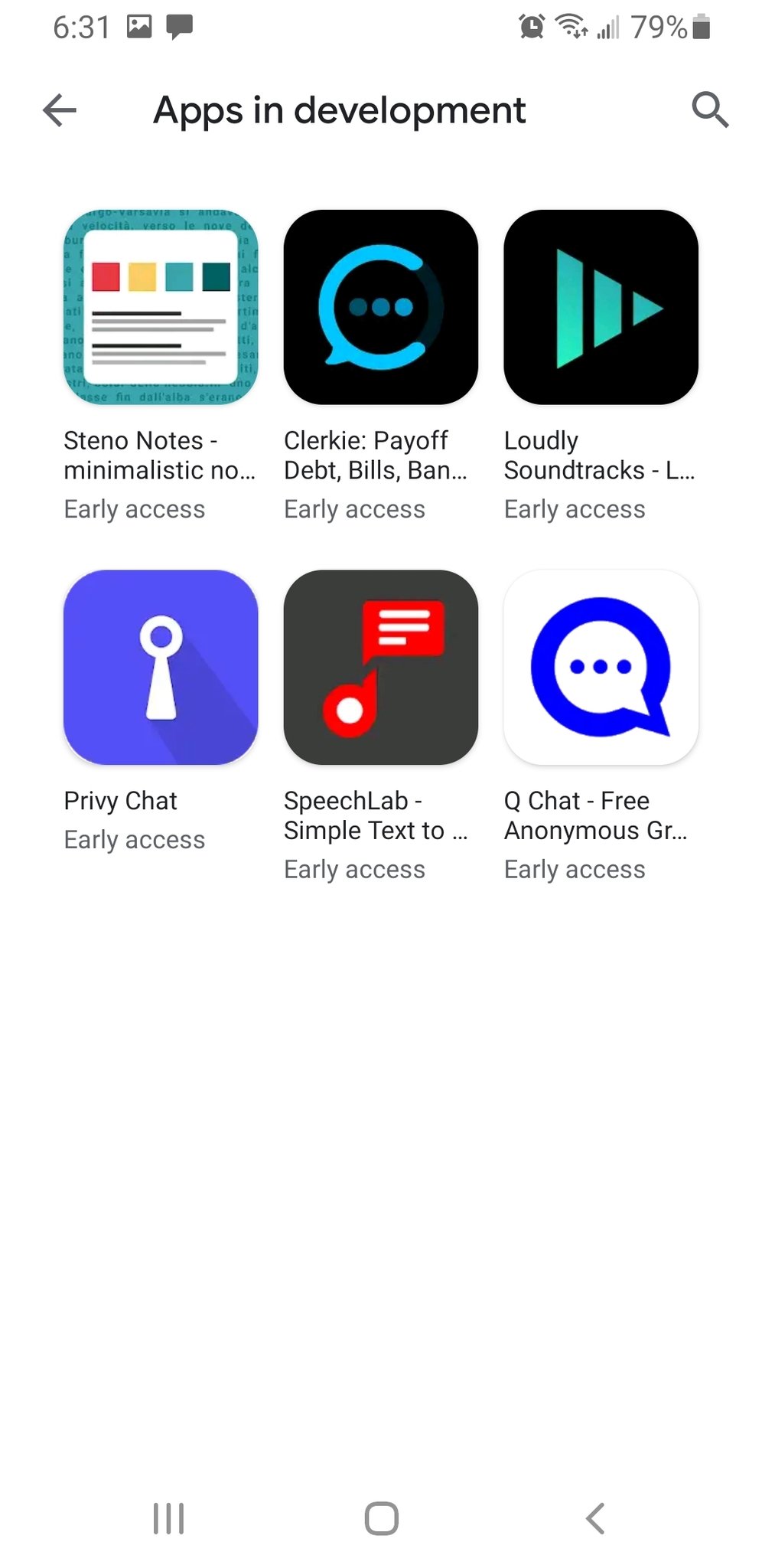 Apps In Development