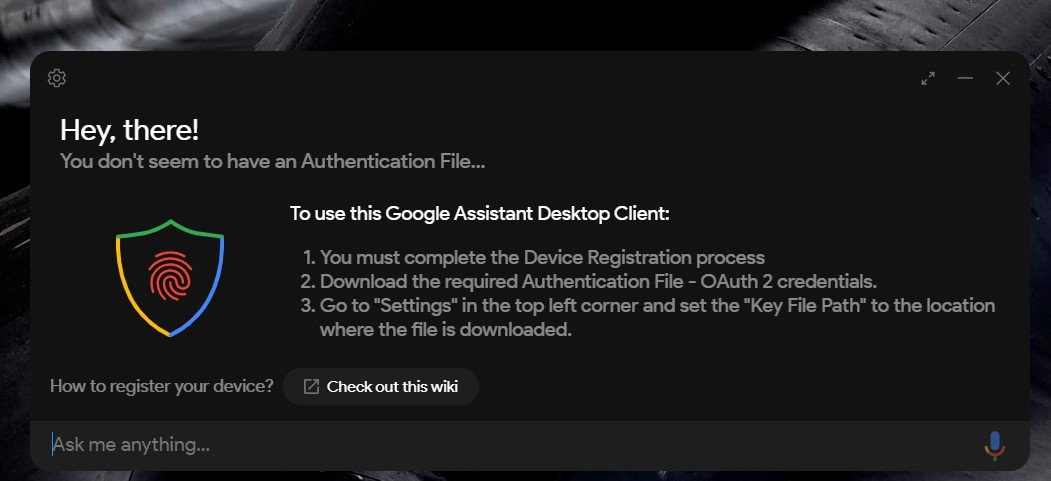 Google Assistant desktop