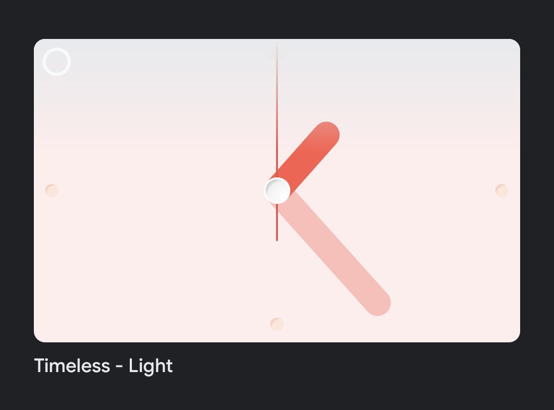 Google Nest Hub Timeless Clock Light