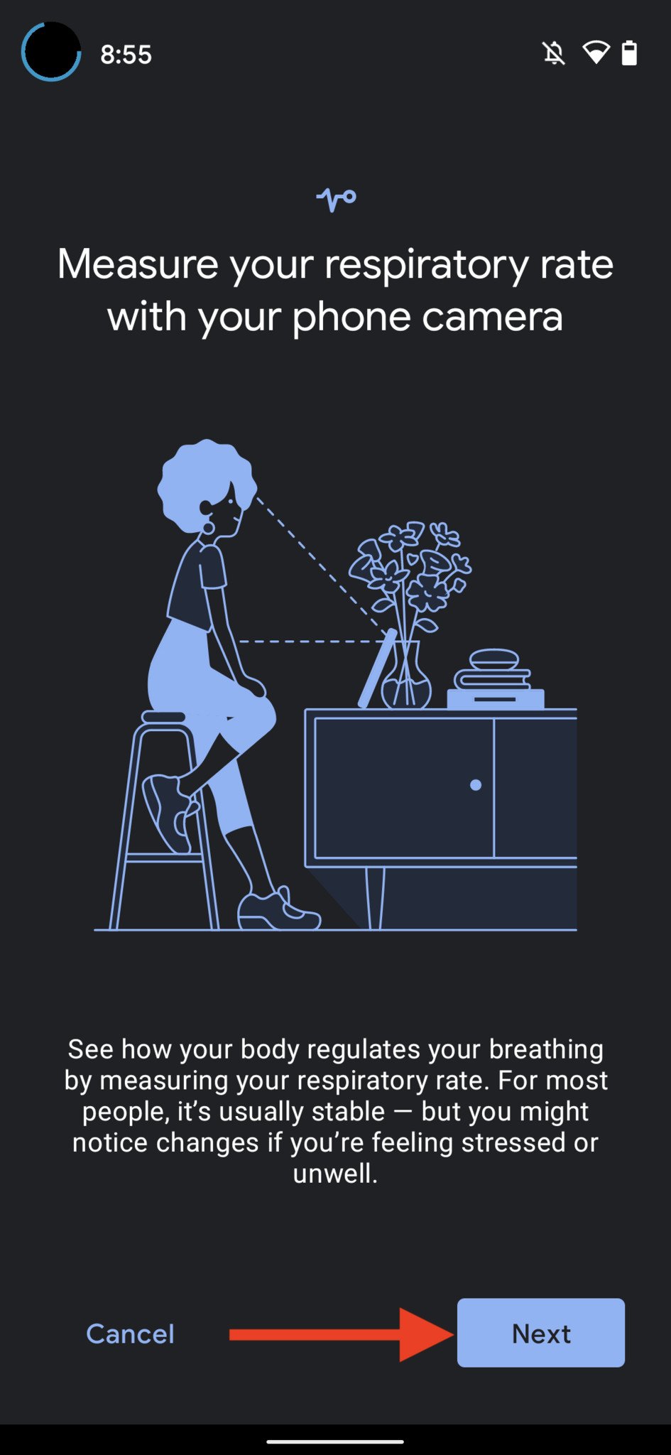 How To Measure Respiratory Rate Google Fit 3
