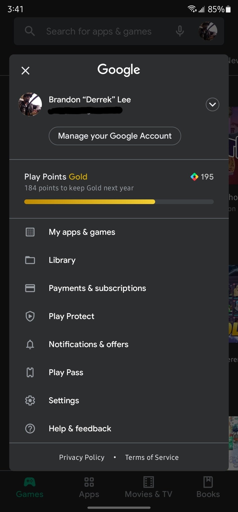 Google Play Store user interface redesign 2021