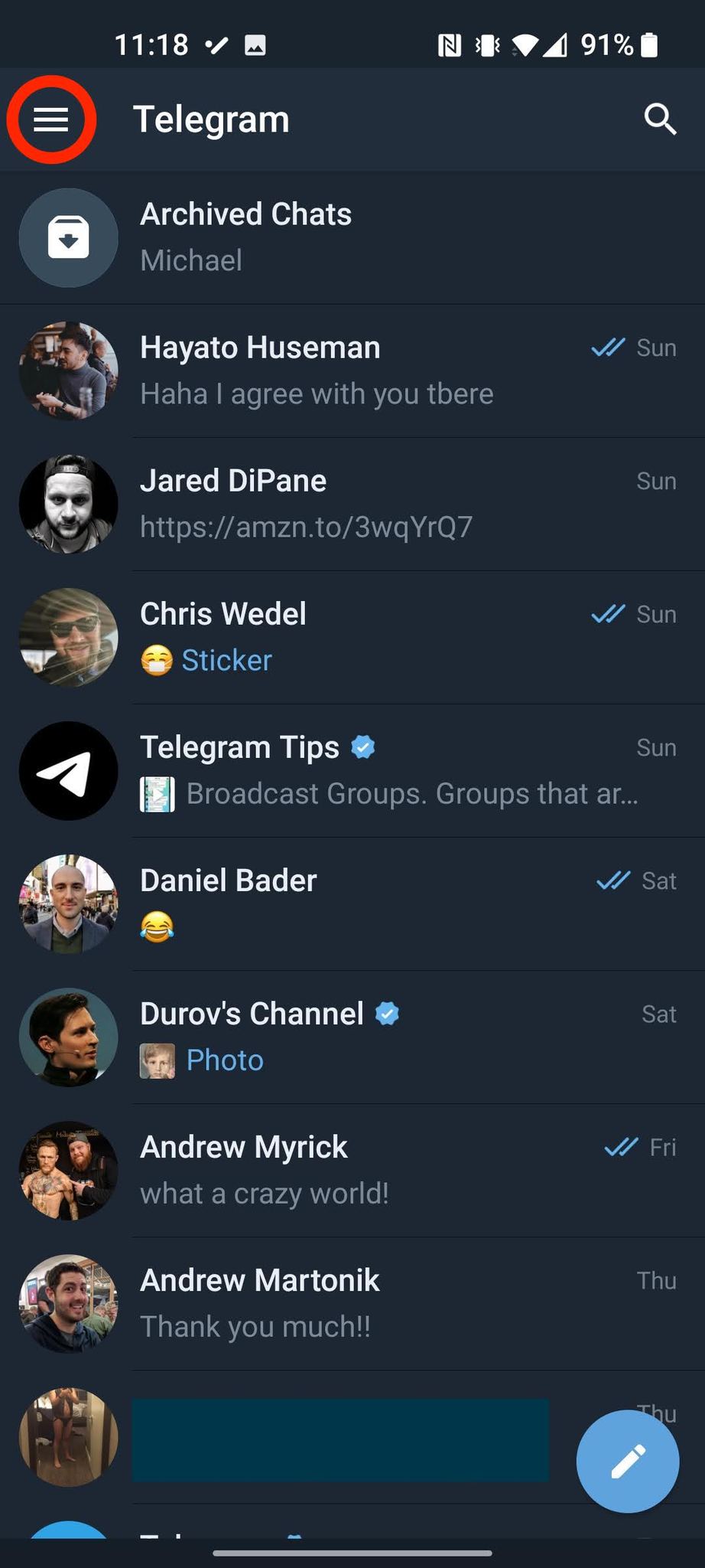 How To Customize Swipe Telegram 1