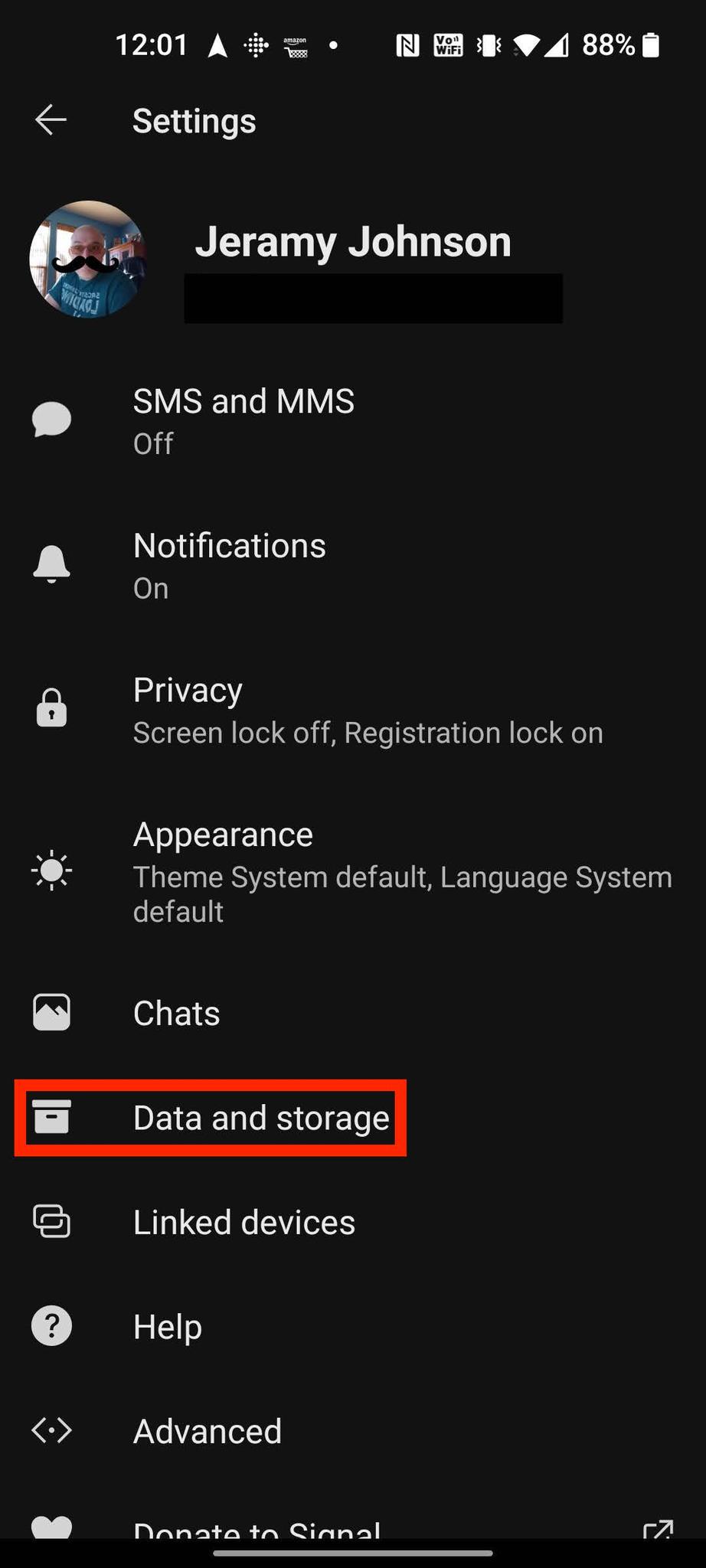 How To Erase Chat History Signal Android 3