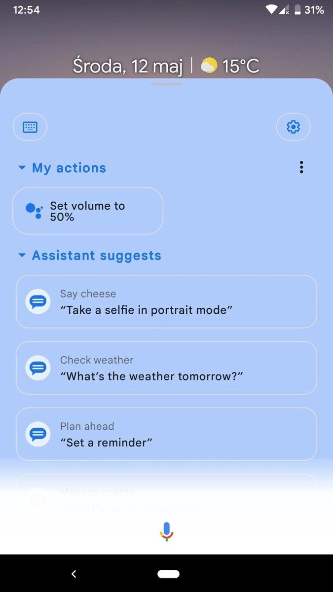 Google Assistant Colorful Background