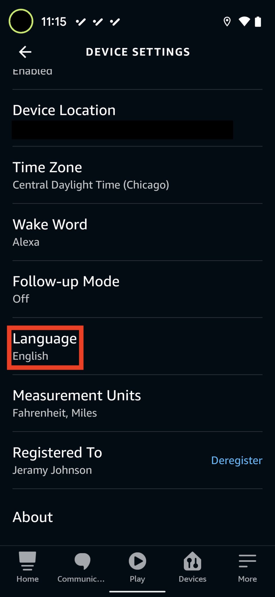 How To Change Amazon Echo Language Alexa App 6
