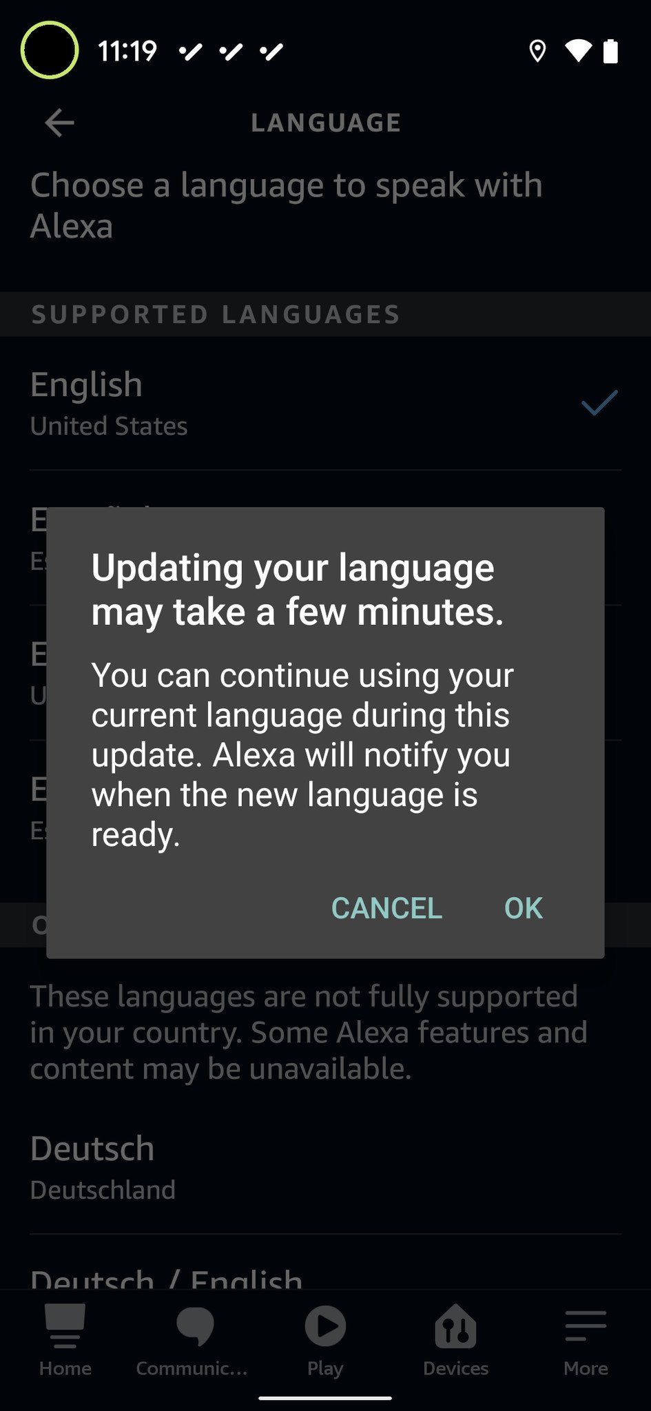 How To Change Amazon Echo Language Alexa App 8
