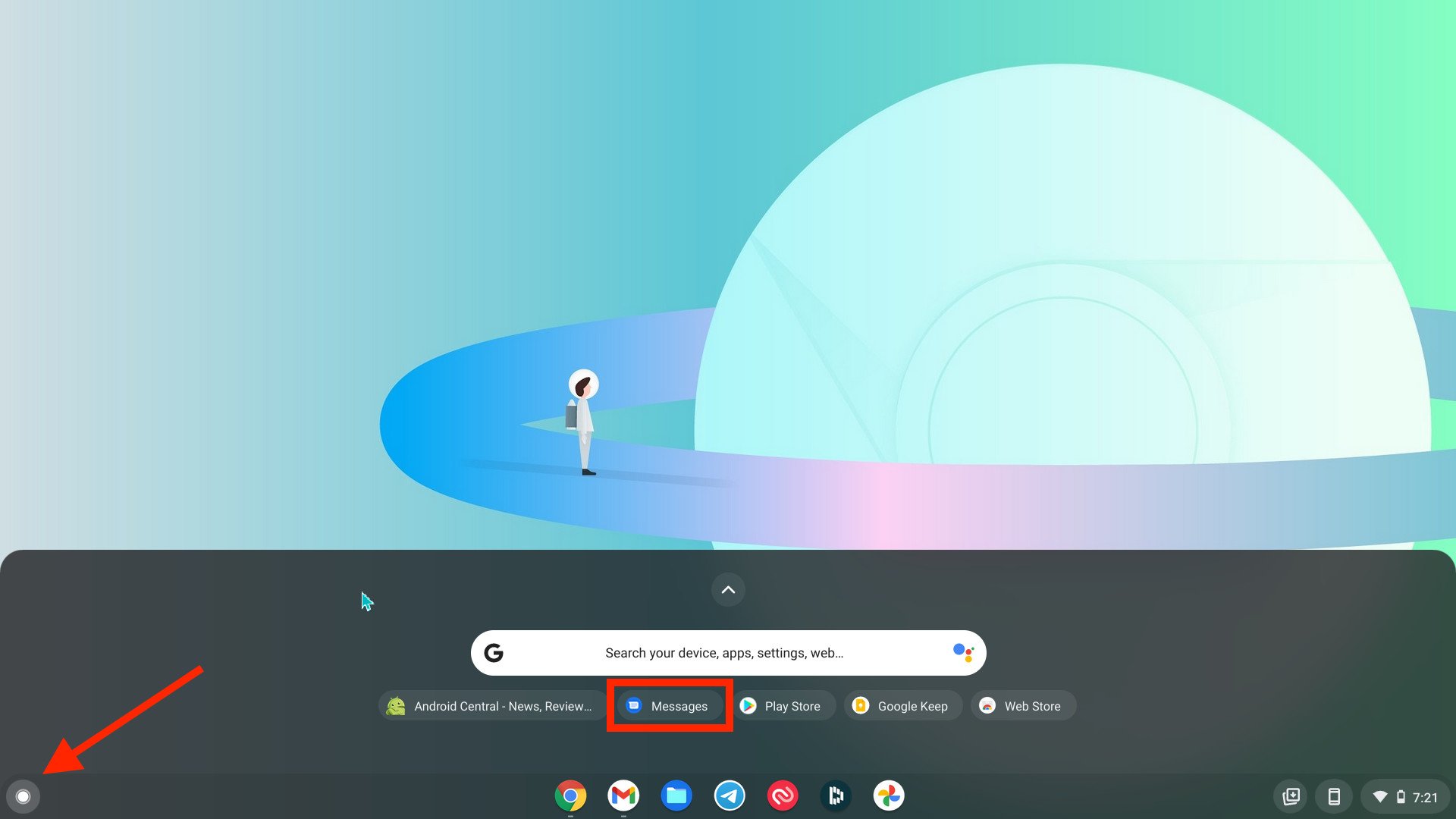 How To Google Messages Chromebook 1