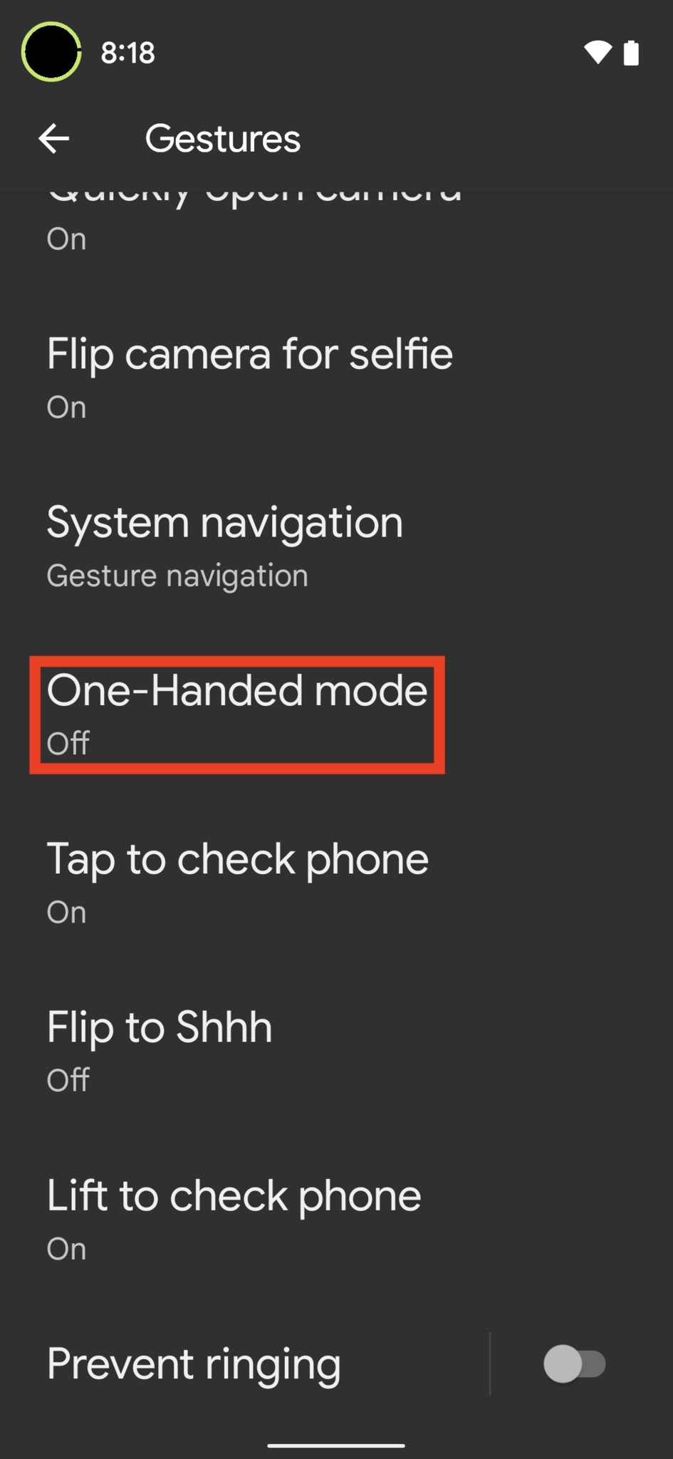 How To Switch One Handed Mode Android 12 Four