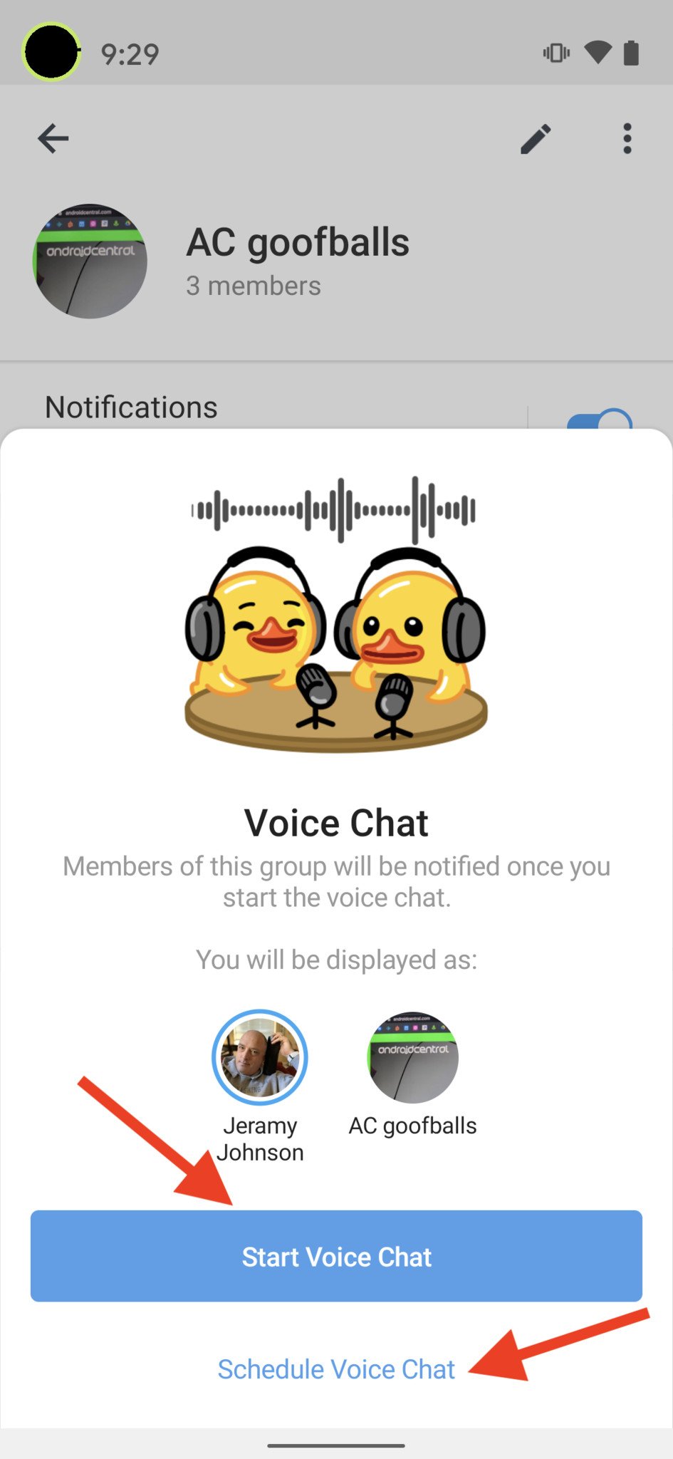 How To Voice Chat Telegram 5