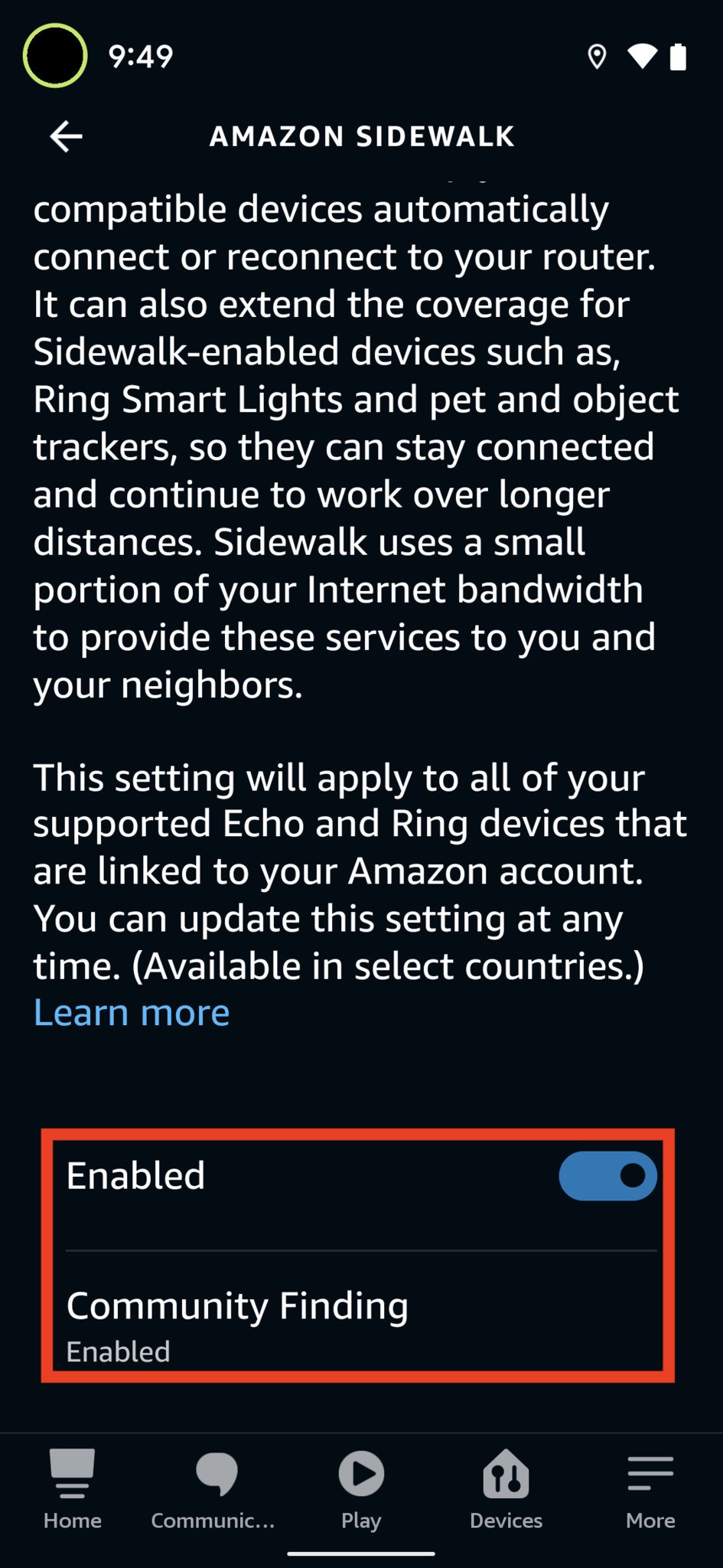 How To Disable Amazon Sidewalk 6
