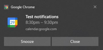 How To Snooze Calendar Notifications Ss
