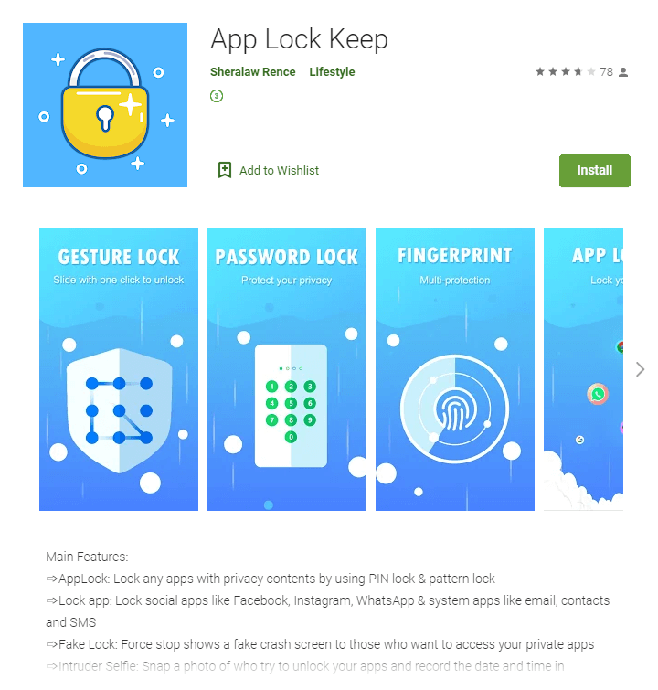 App Lock Keep