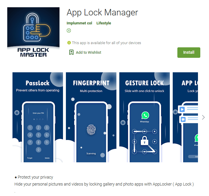 App Lock Manager