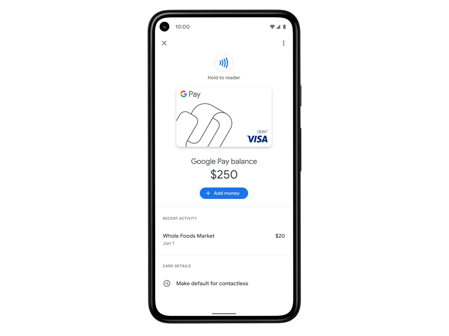 Google Pay Virtual Balance Card