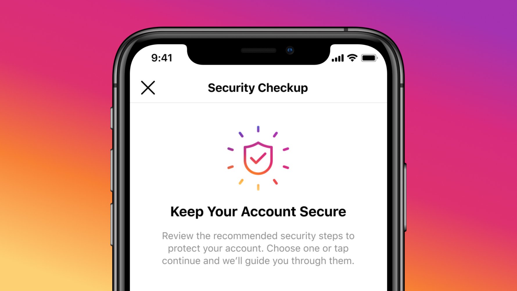 Instagram Security Checkup Hero