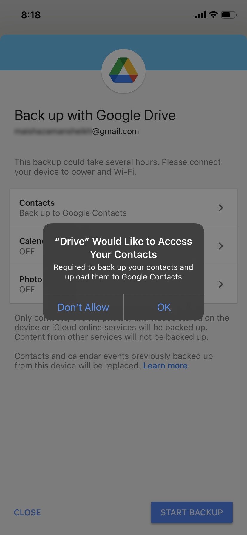 Iphone Google Drive Contacts