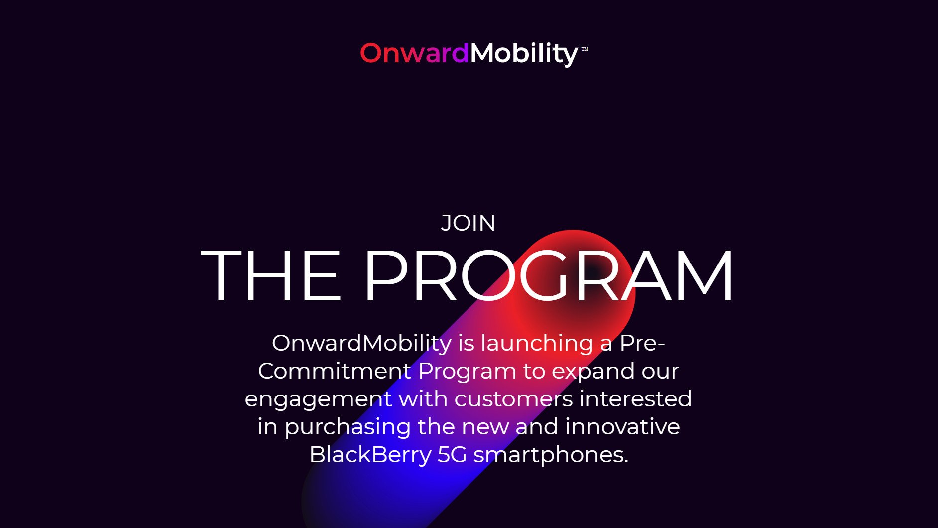OnwardMobility BlackBerry Waitlist