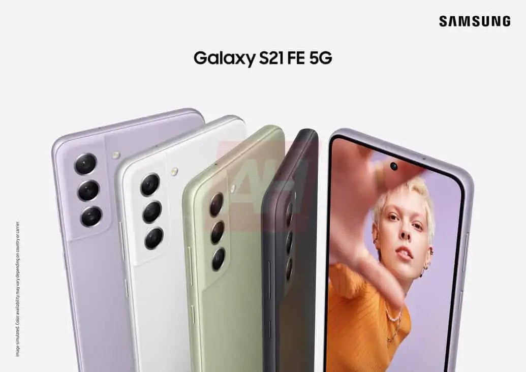 Samsung Galaxy S21 Fe Colors Leak