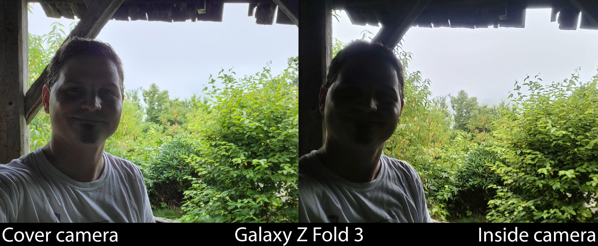 Camera Compare Z Fold 3 Front